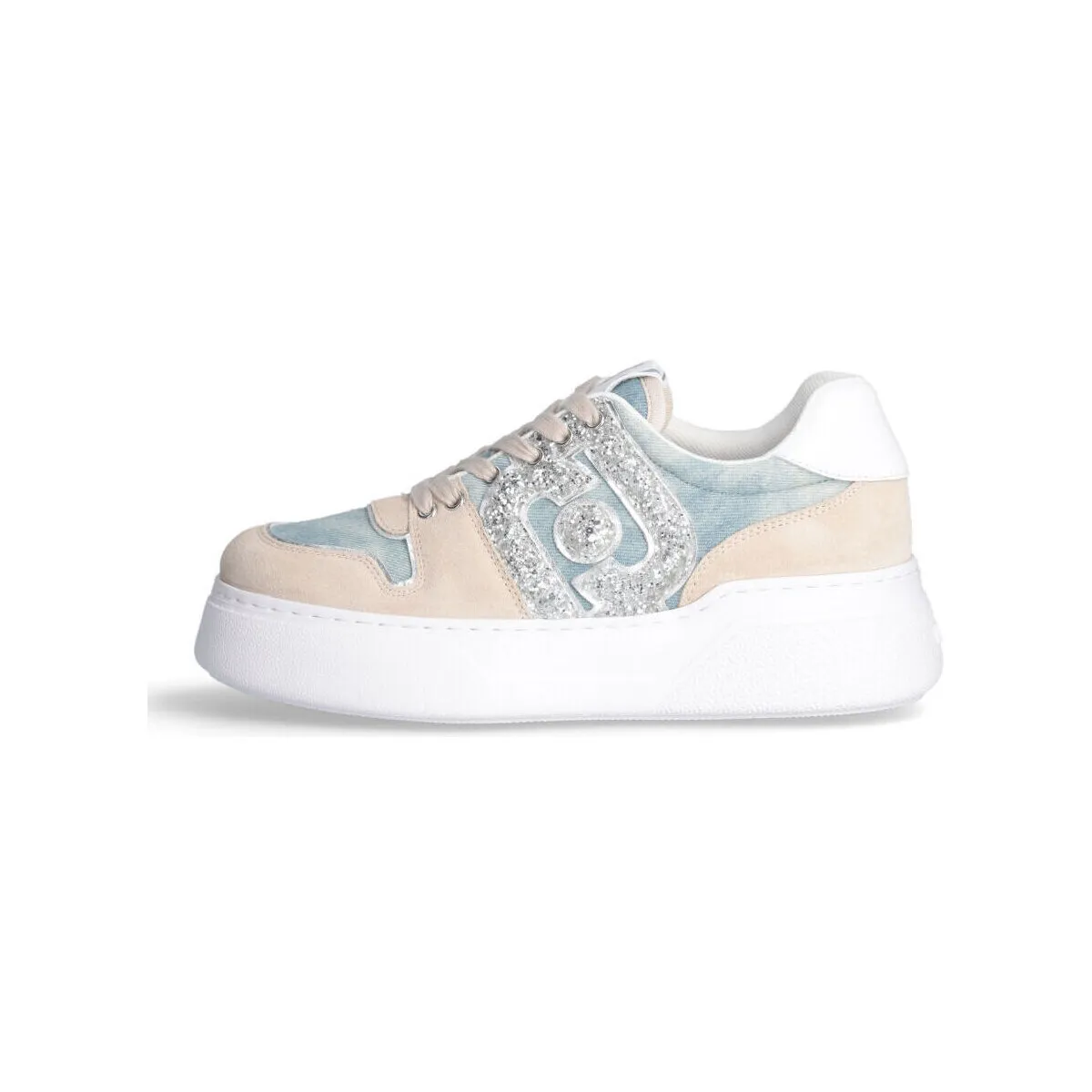 Shiny logo cowboy sneakers.