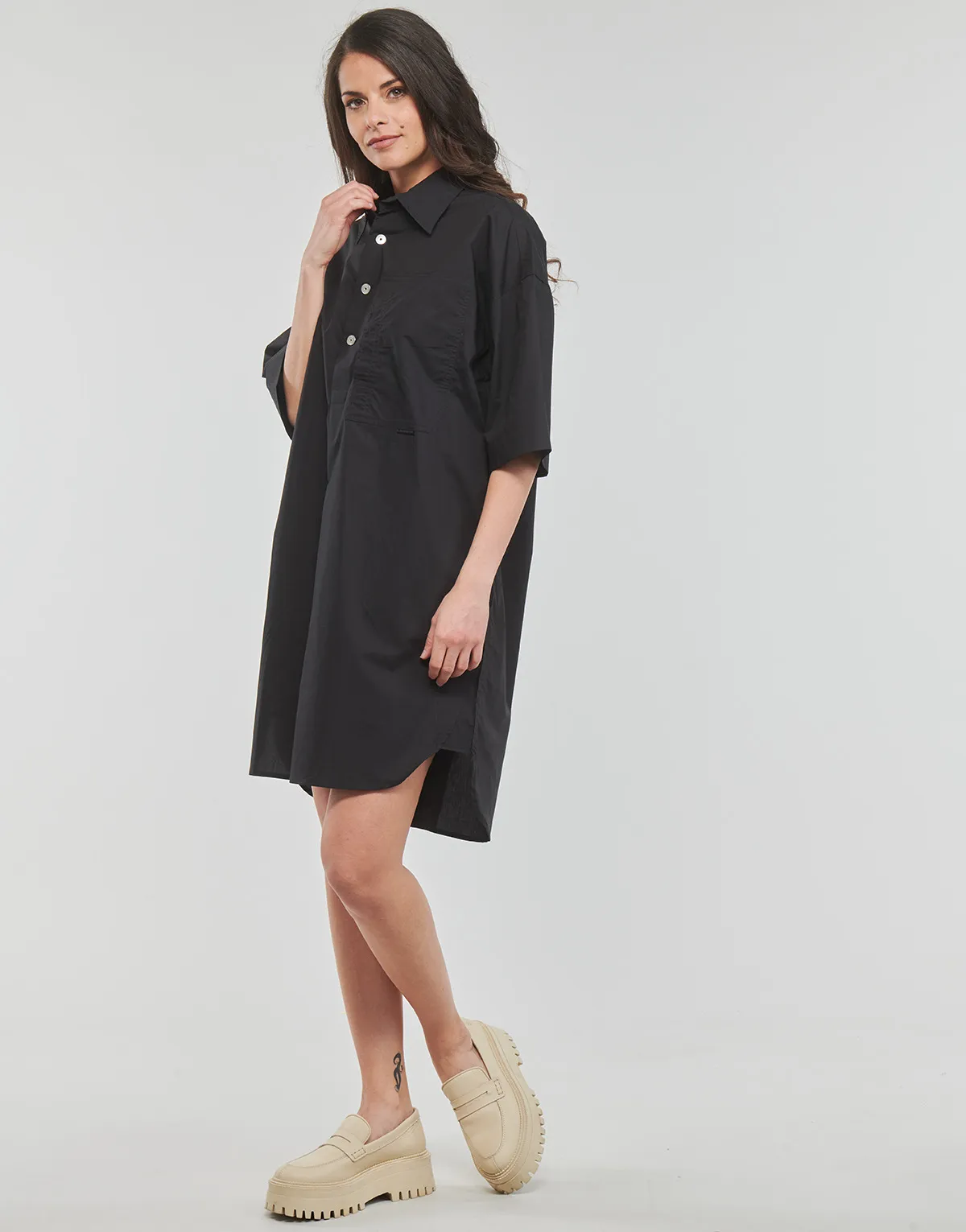 Shirt dress upgrade