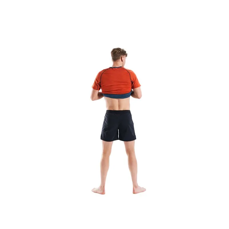 Short Devold RUNNING MERINO caviar running hombres