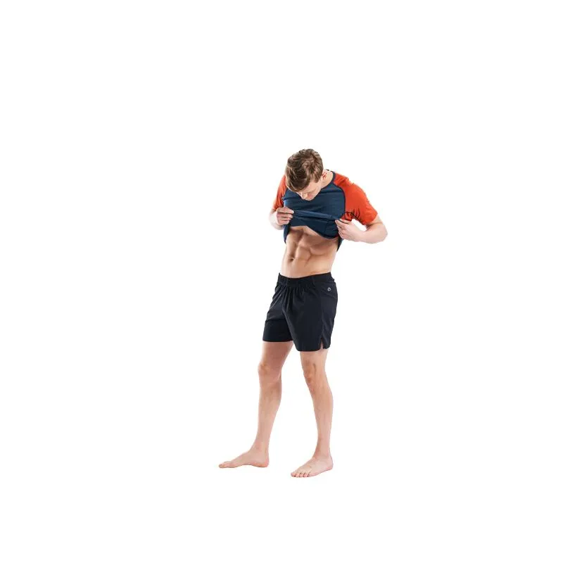 Short Devold RUNNING MERINO caviar running hombres