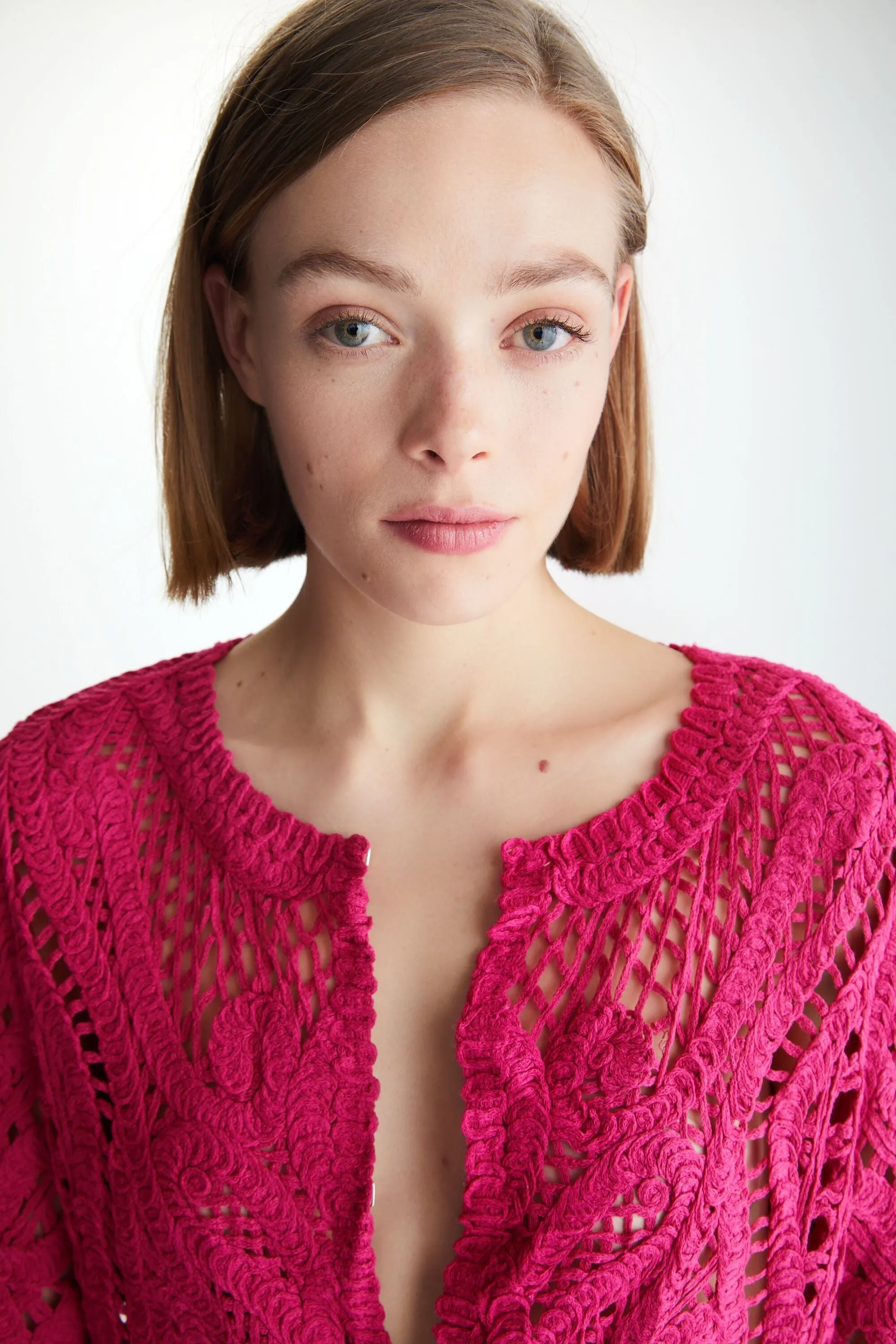 Short macrame jacket