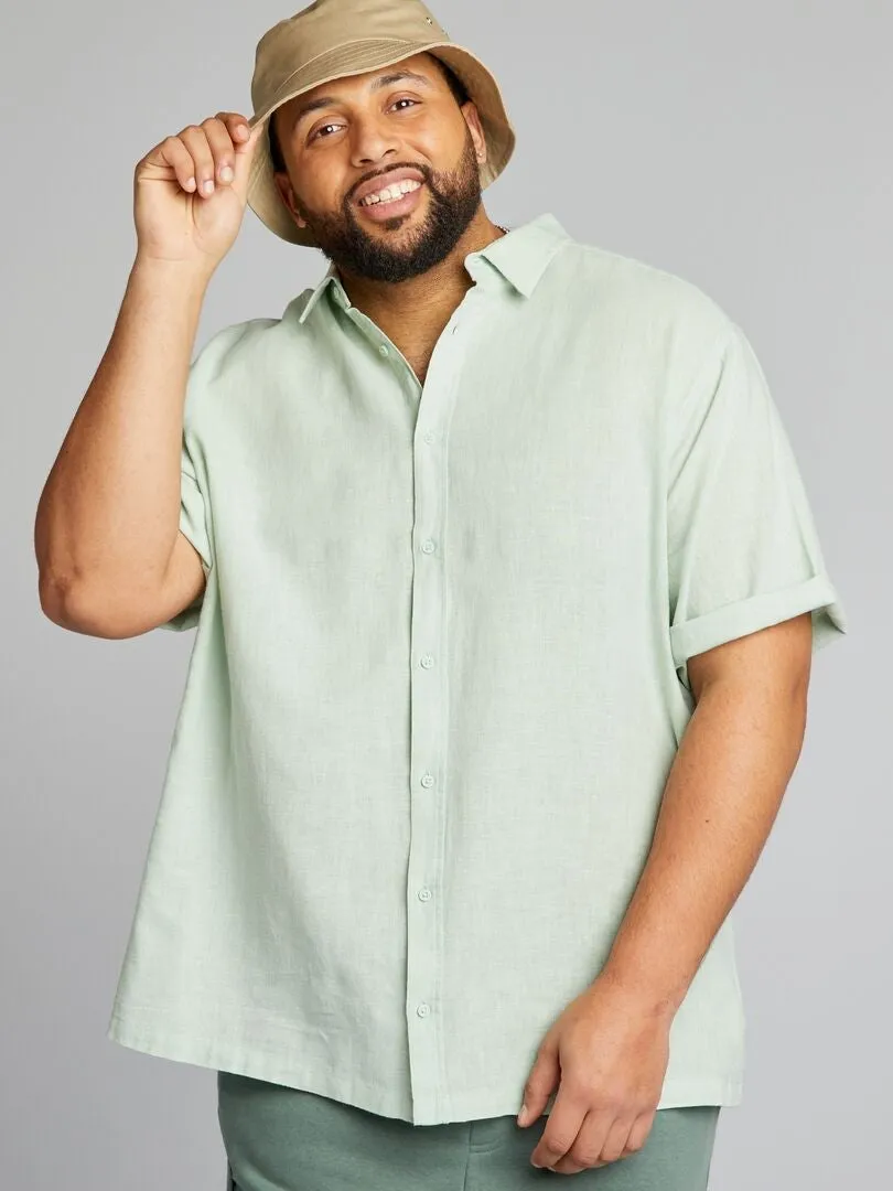 SHORTSLEEVED BLUE SHIRT