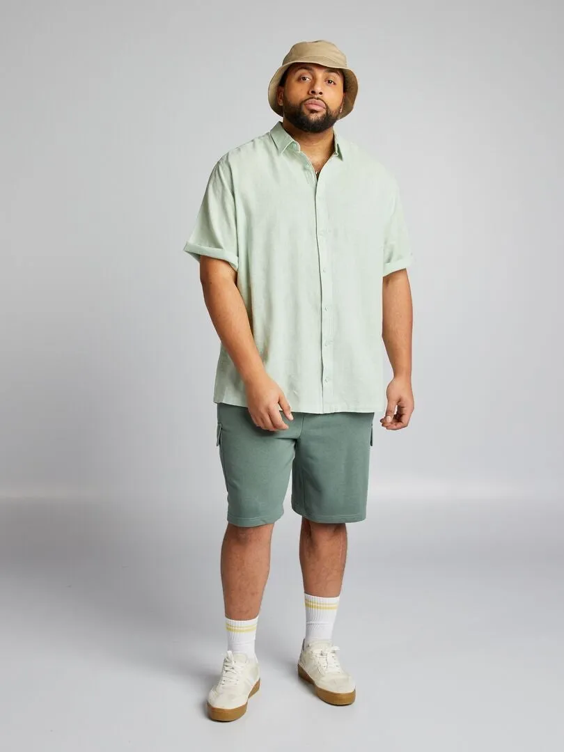 SHORTSLEEVED BLUE SHIRT