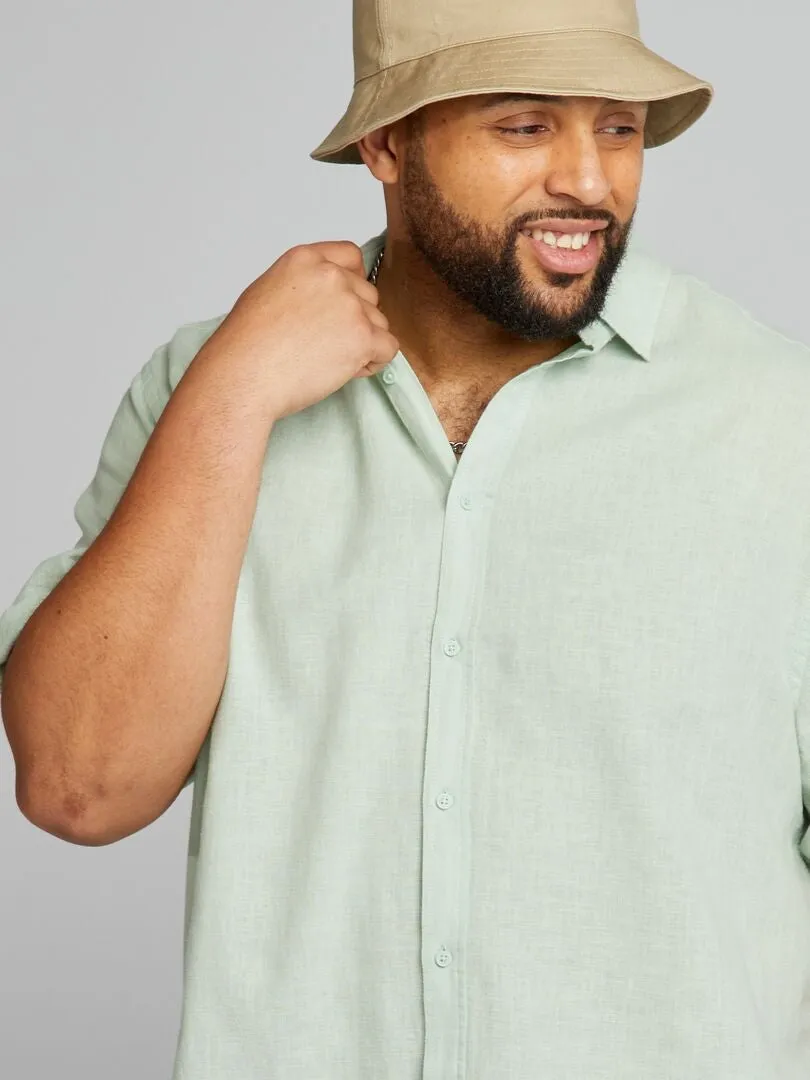 SHORTSLEEVED BLUE SHIRT