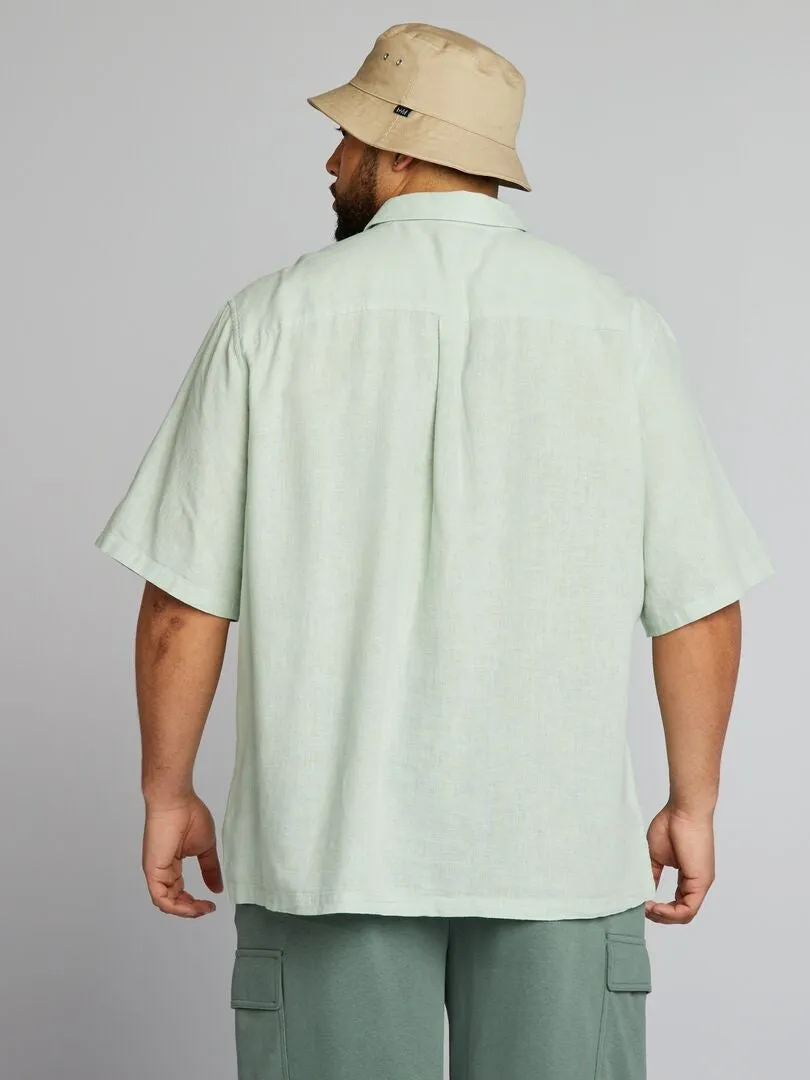 SHORTSLEEVED BLUE SHIRT