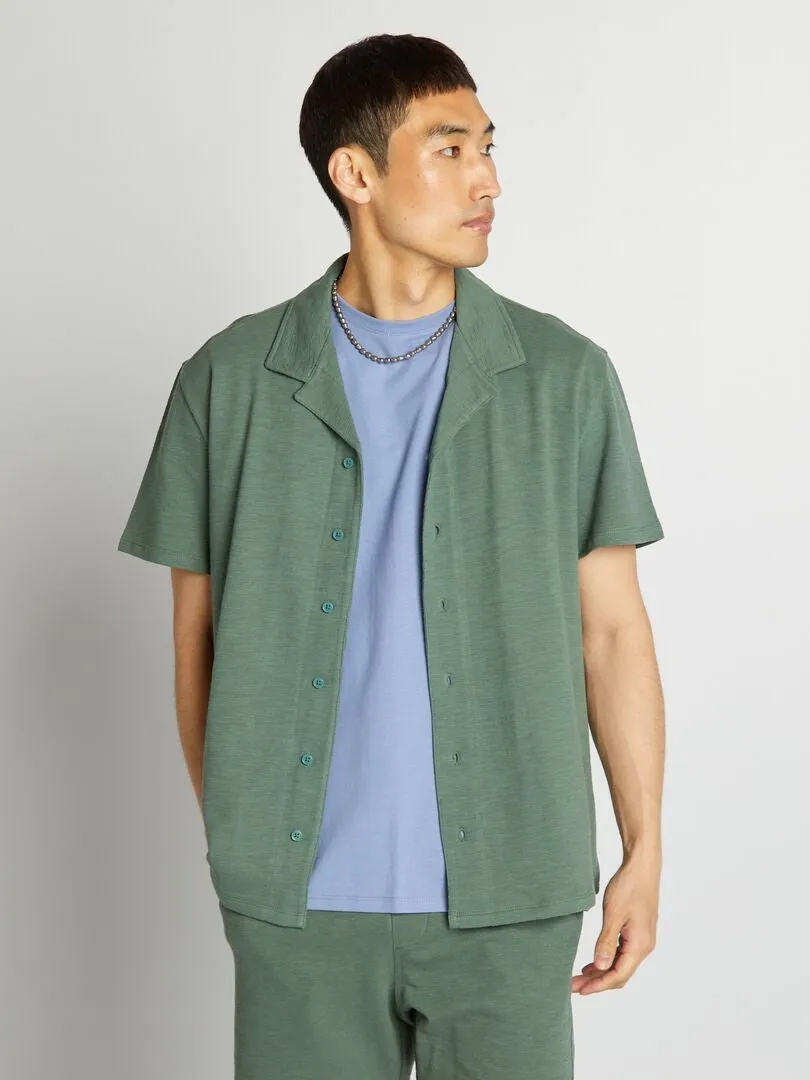SHORTSLEEVED POLO SHIRT  GREEN