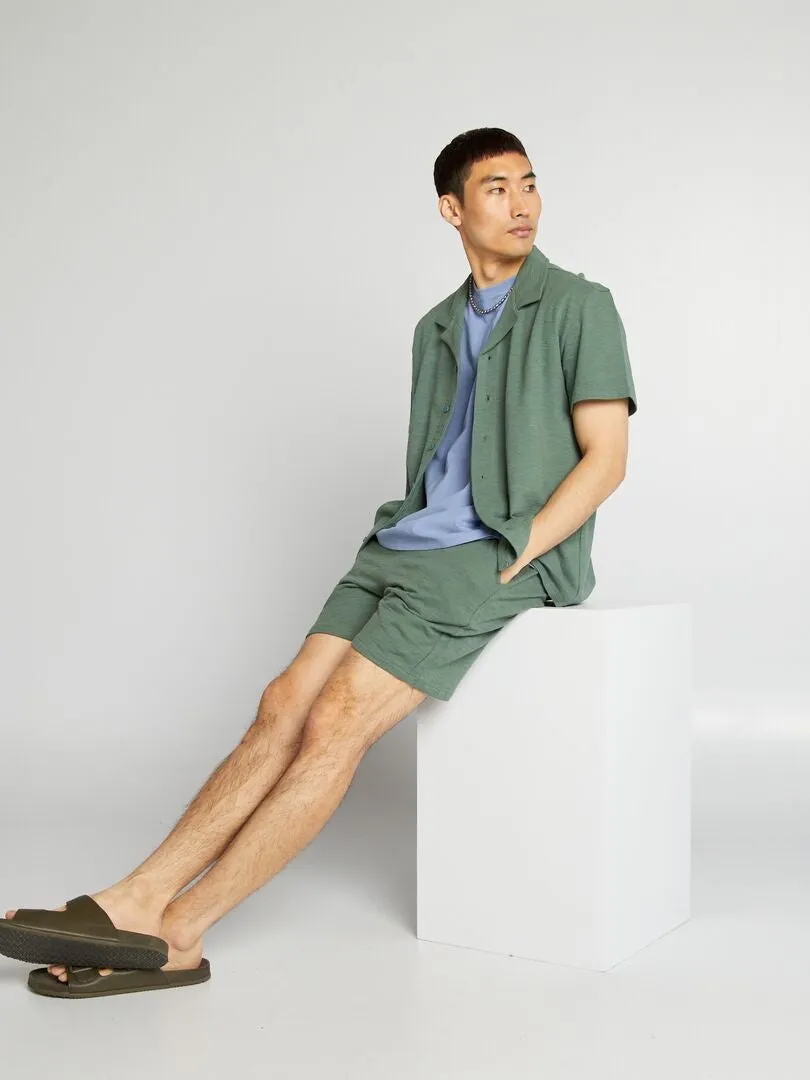 SHORTSLEEVED POLO SHIRT  GREEN