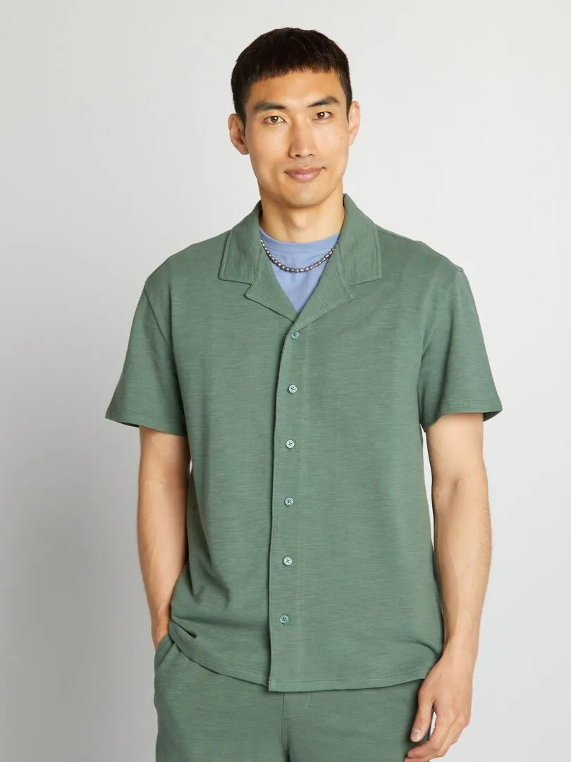 SHORTSLEEVED POLO SHIRT  GREEN