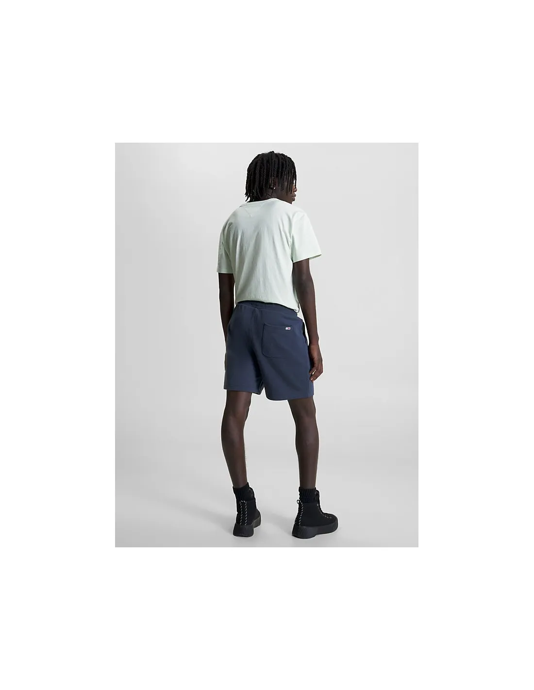 Tommy Jeans Fleece Shorts with Drawstring and Logo