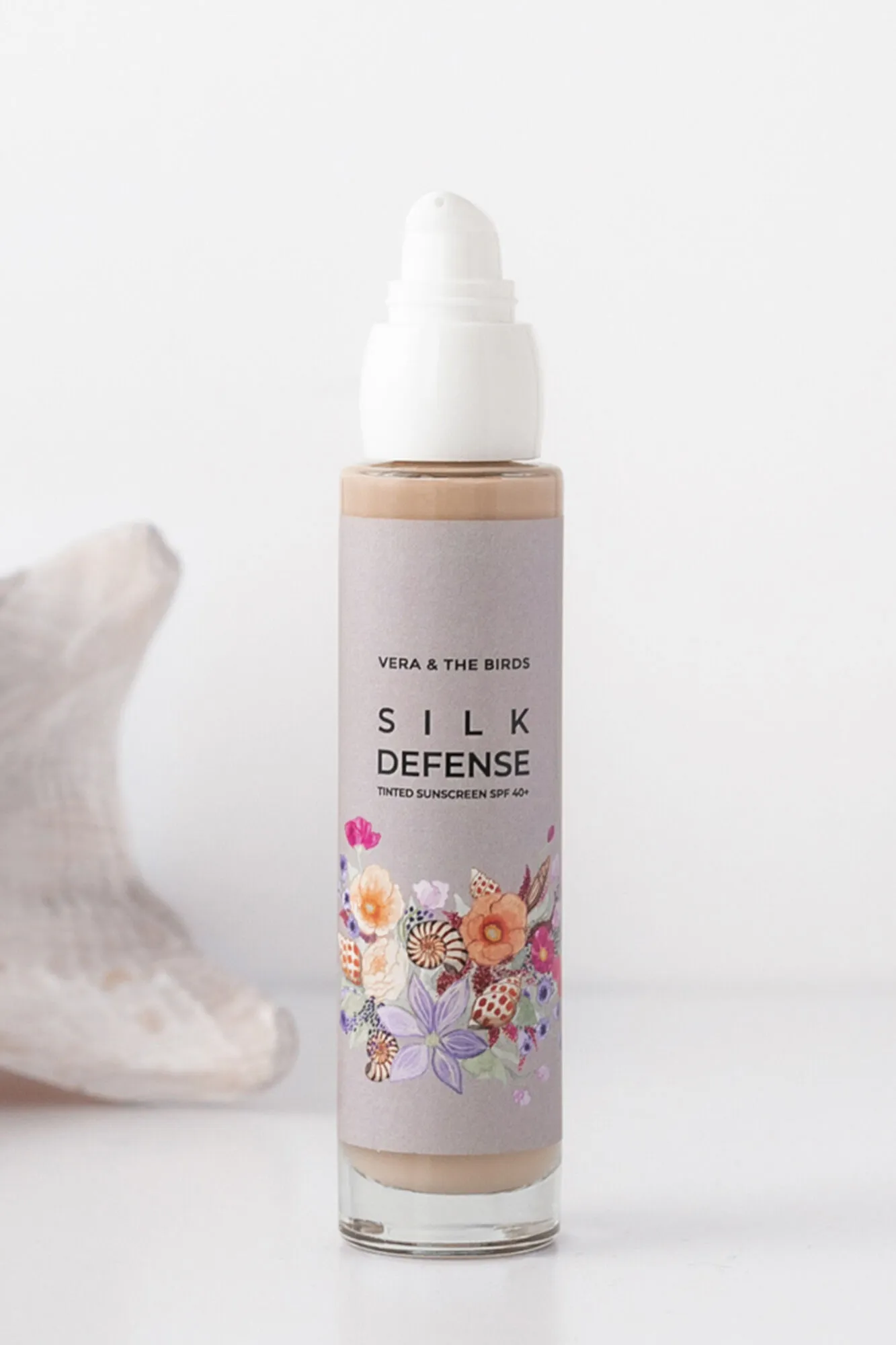 Silk Defense tinted sunscreen SPF 40+