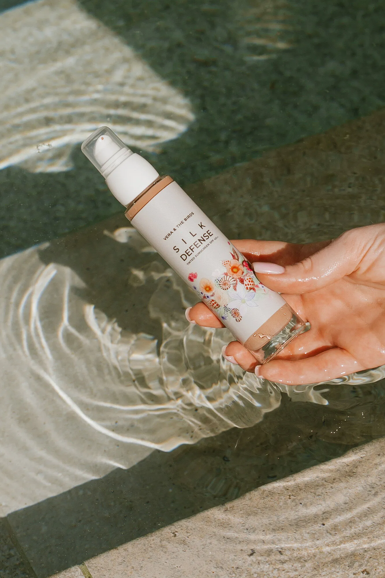 Silk Defense tinted sunscreen SPF 40+