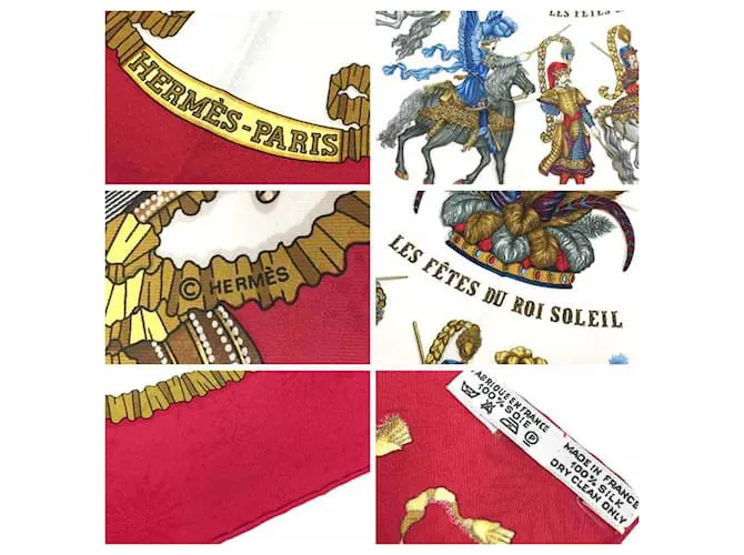 Silk In Carré 90 Hermès Roja 