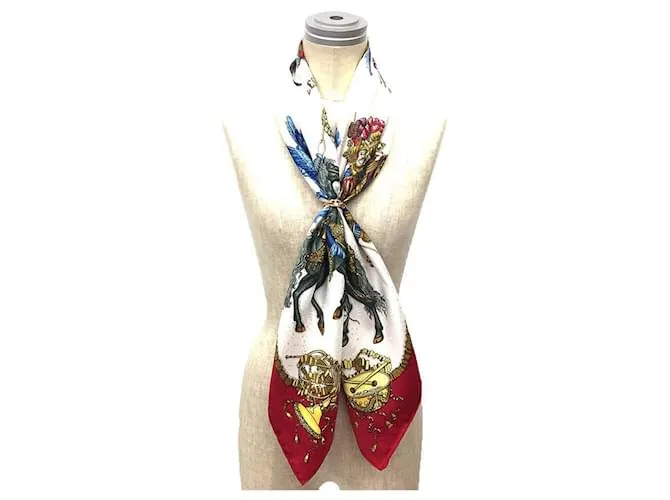 Silk In Carré 90 Hermès Roja 