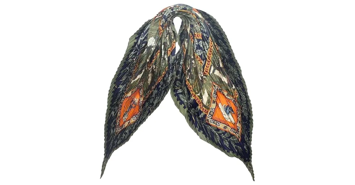 Silk In Hermès Plissé Multicolor 