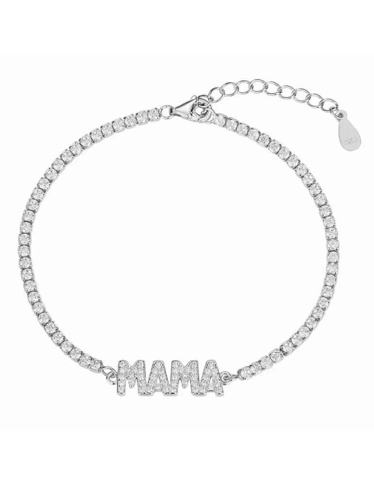 SILVER BRACELET FOR MOM  RIVIERE PROMOJOYA