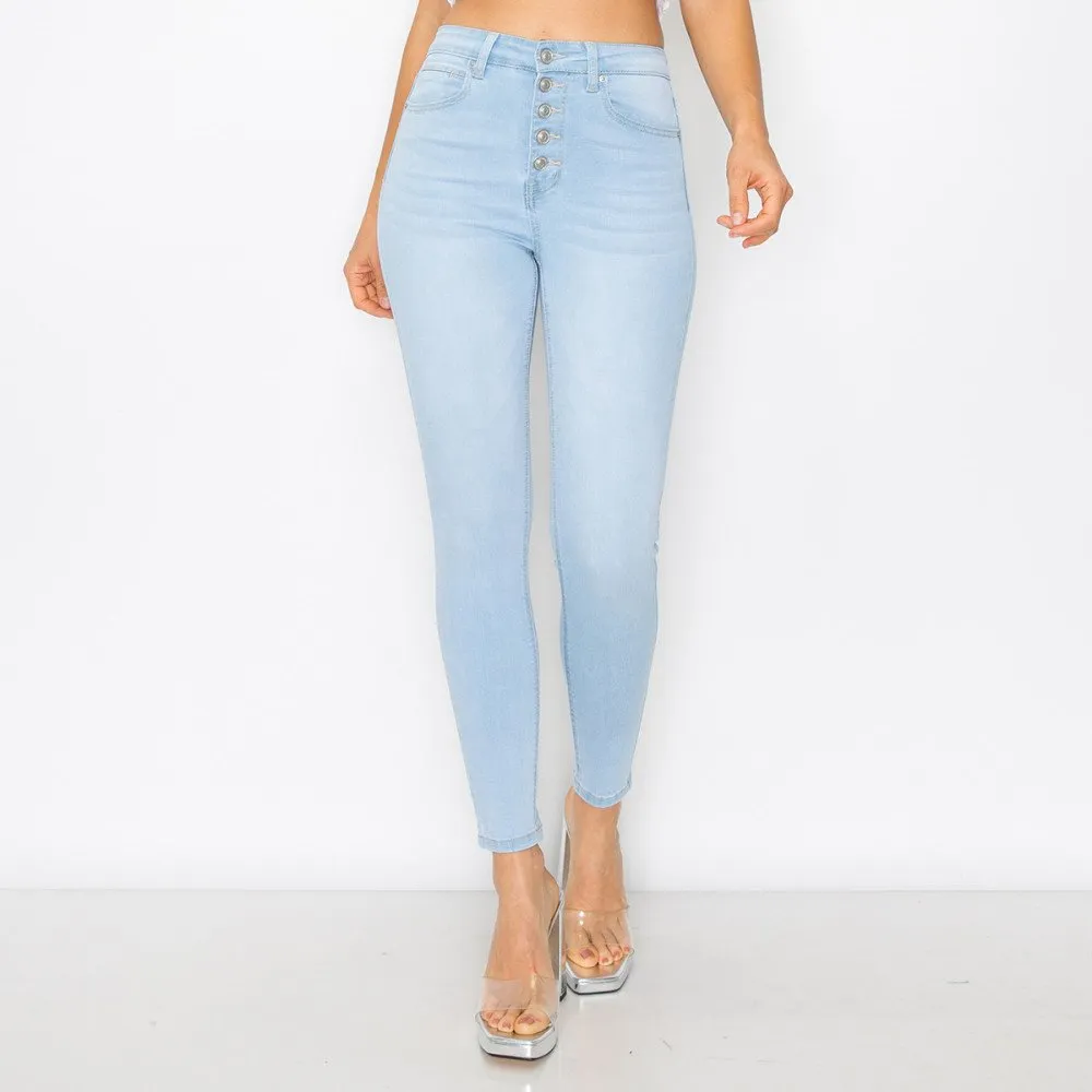 Skinny button jeans 90305.