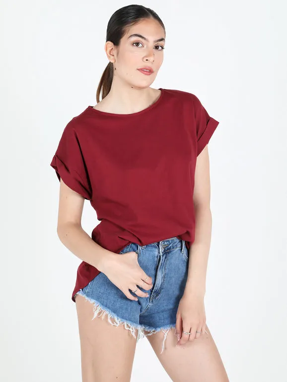 WOMEN'S SHORT SLEEVE BUTTONBACK TSHIRT FROM SOLADA