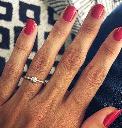 Solitaire CZ Ring