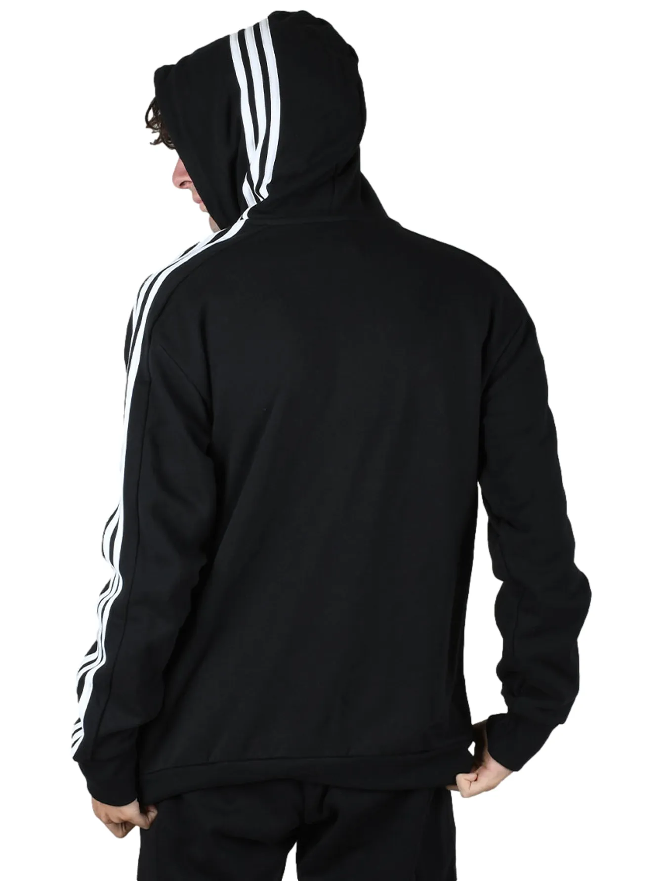 Sudadera Adidas Essentials 3 Franjas French Terry Para Hombre