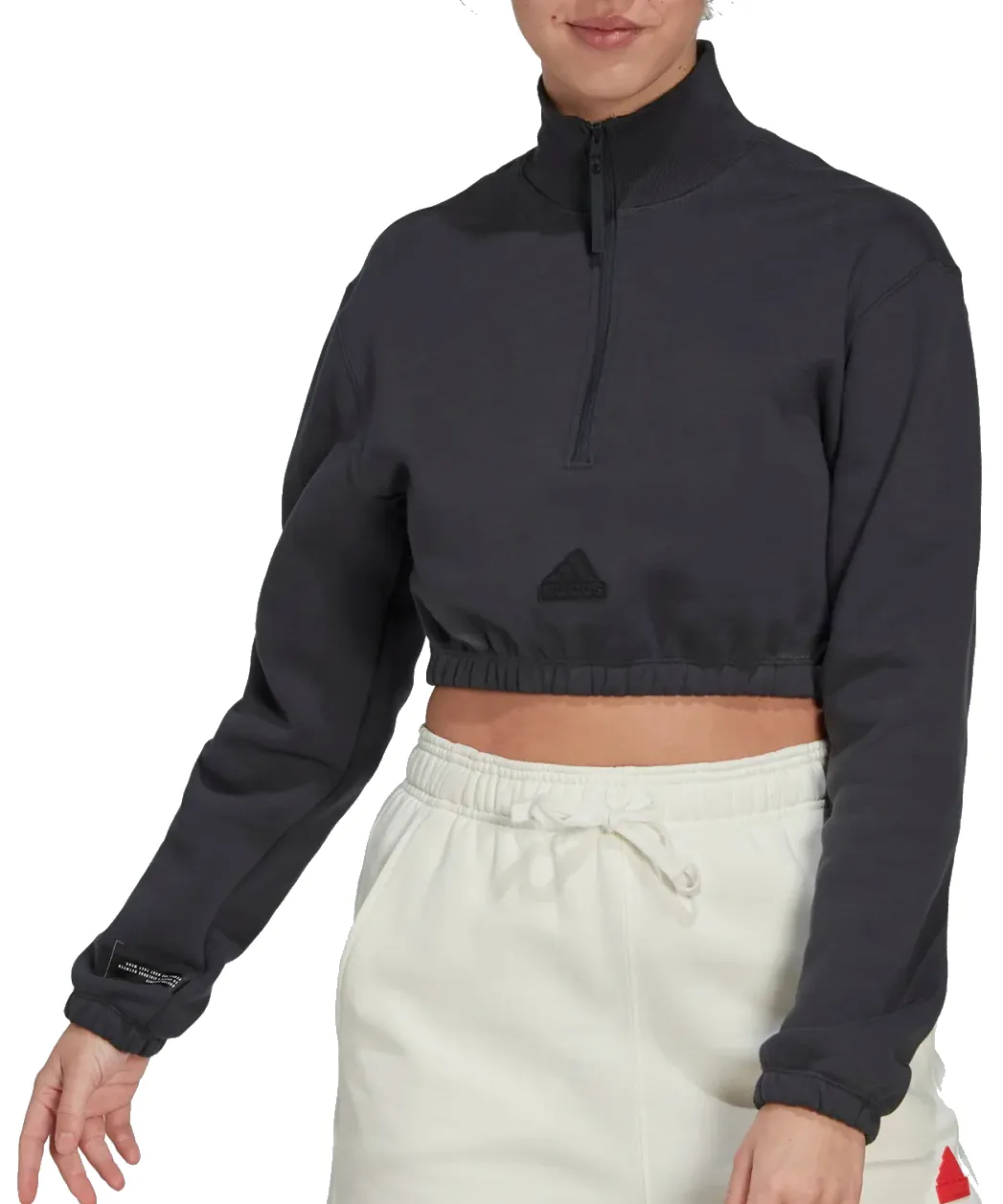 SUDADERA ADIDAS SPORTSWEAR CROPPED HALFZIP