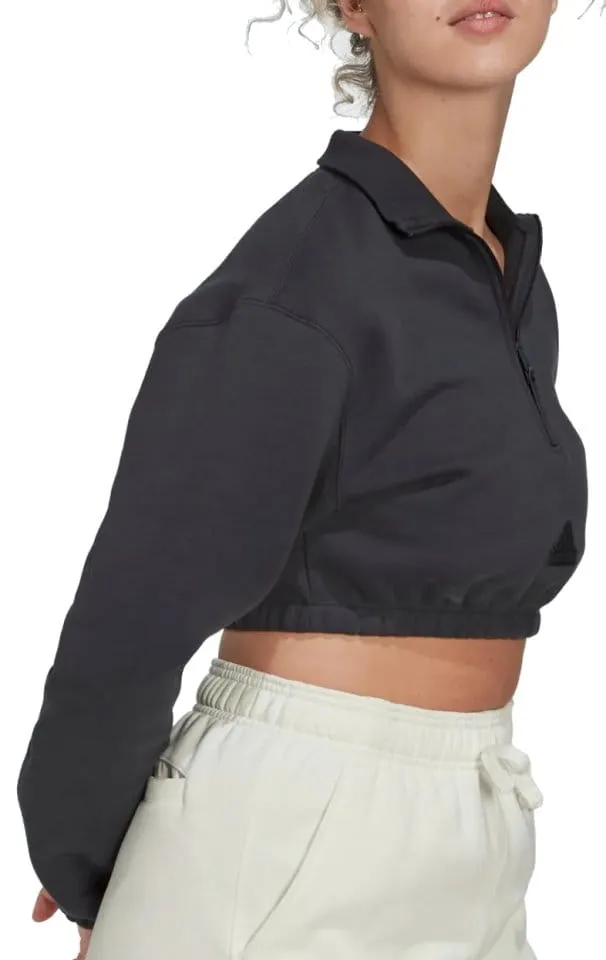 SUDADERA ADIDAS SPORTSWEAR CROPPED HALFZIP