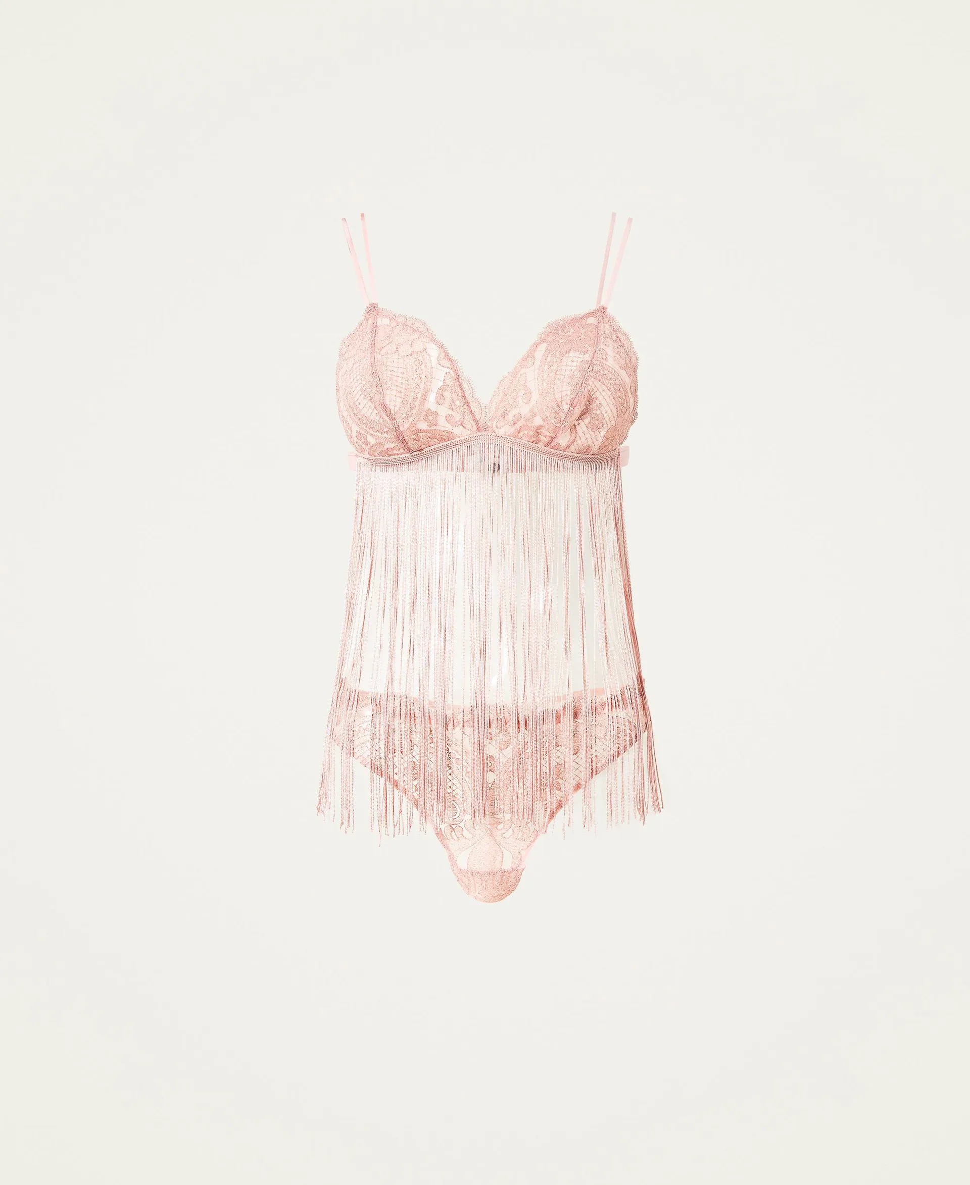 Lace Triangle Bra and Tanga Set