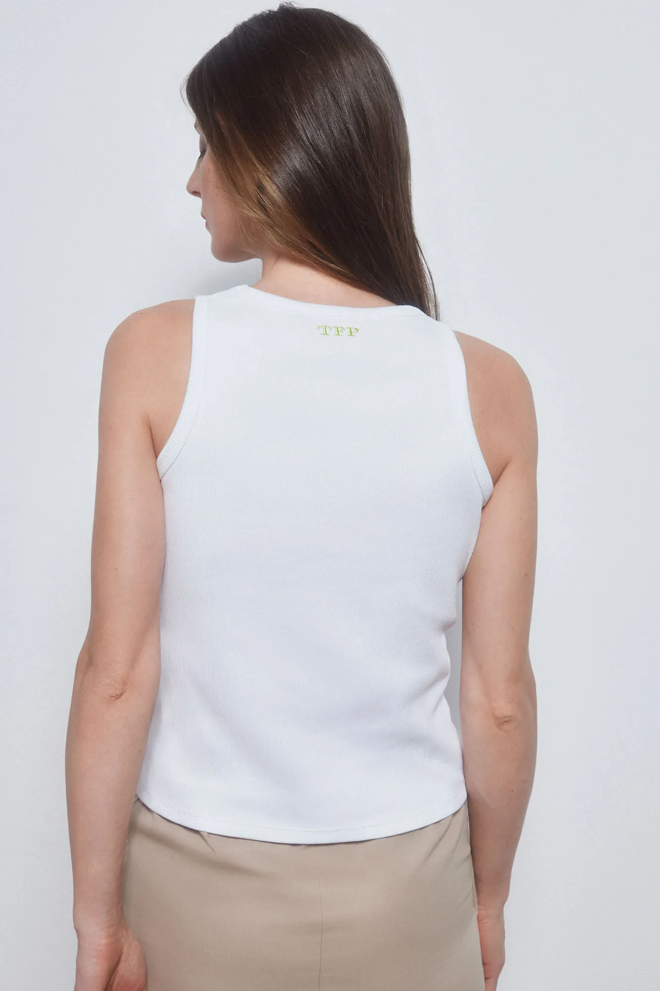 TFP by Tamara Falcó Ribbed Cotton Shirt