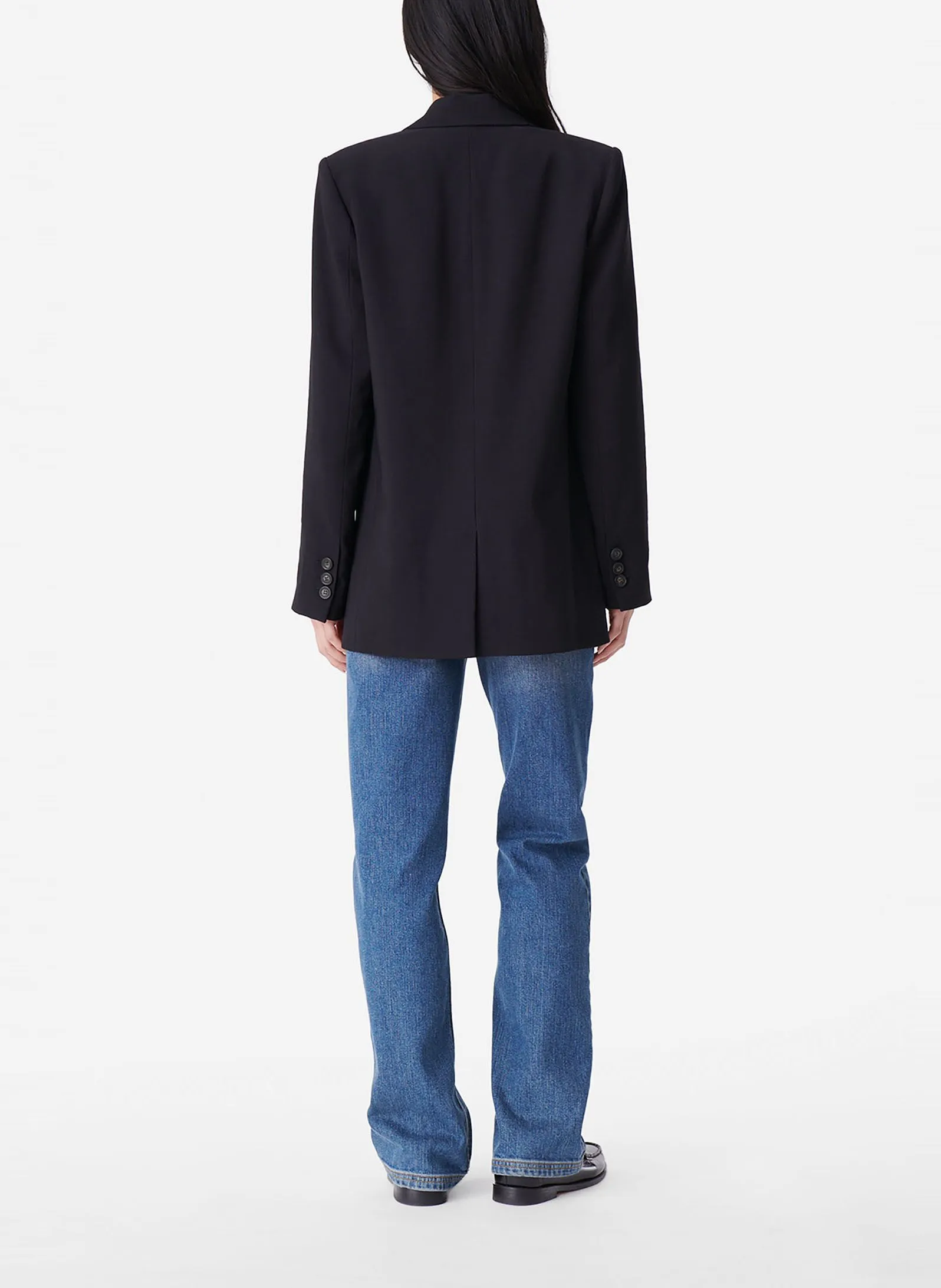 TILIA  CHAQUETA DE SASTRE VAPOROSA EN NEGRO
