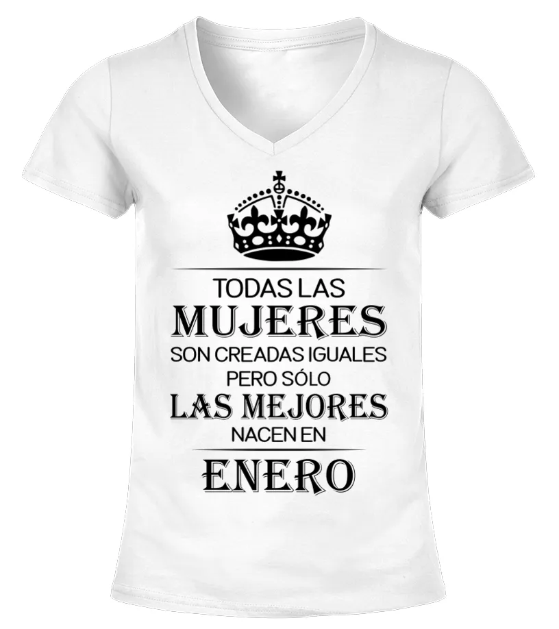 BEST WOMEN BORN IN JANUARY VNECK WOMEN'S TSHIRT