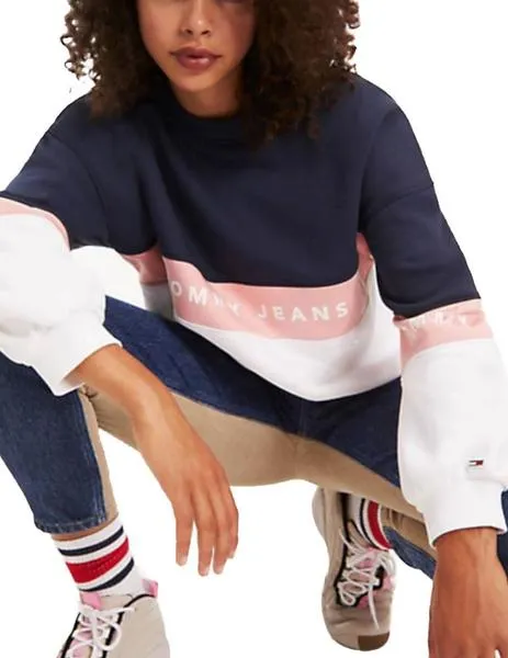 Tommy Jeans colorblock sweatshirt