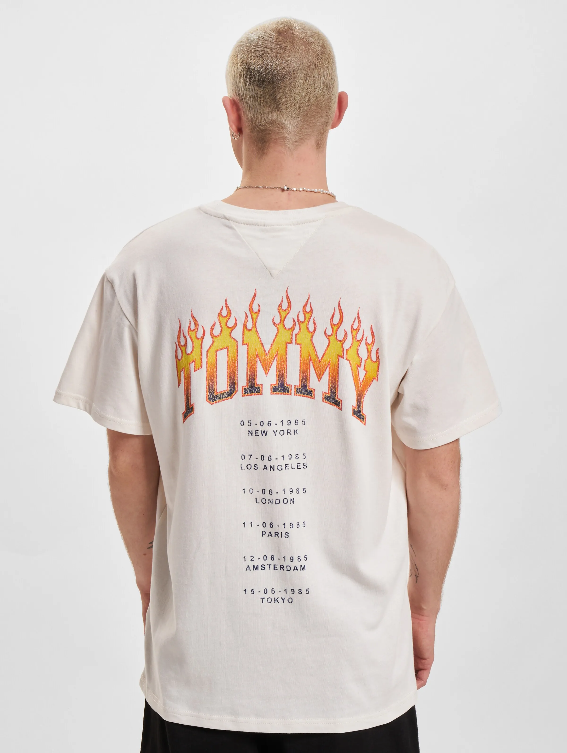TOMMY JEANS VINTAGE FLAME RELAXED TSHIRTS