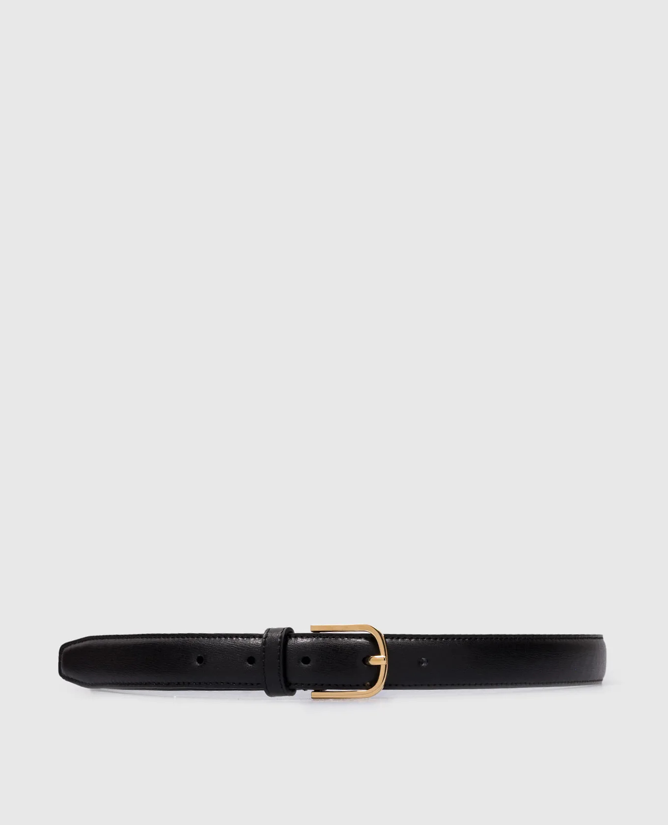 Toteme Black Leather Band Watch