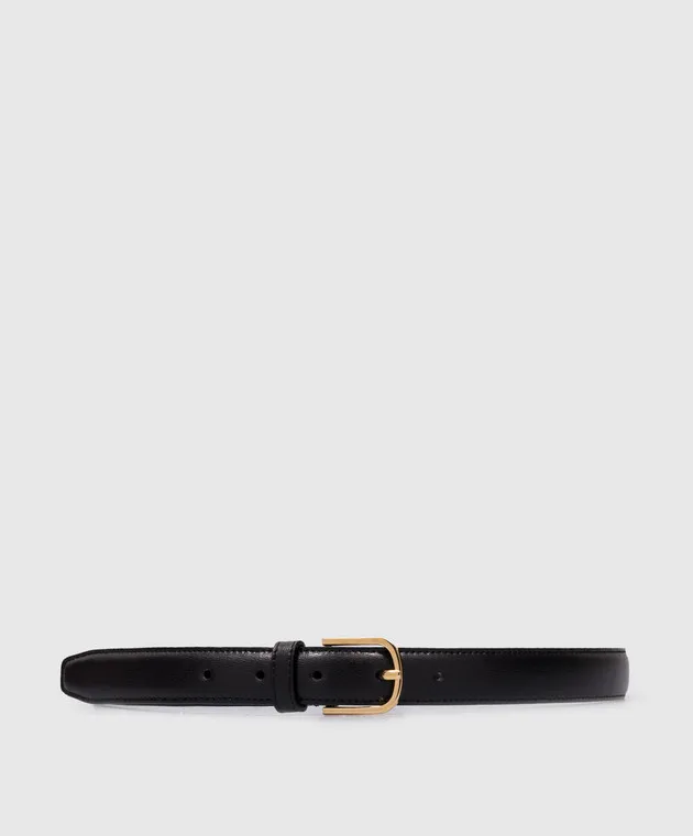 Toteme Black Leather Band Watch