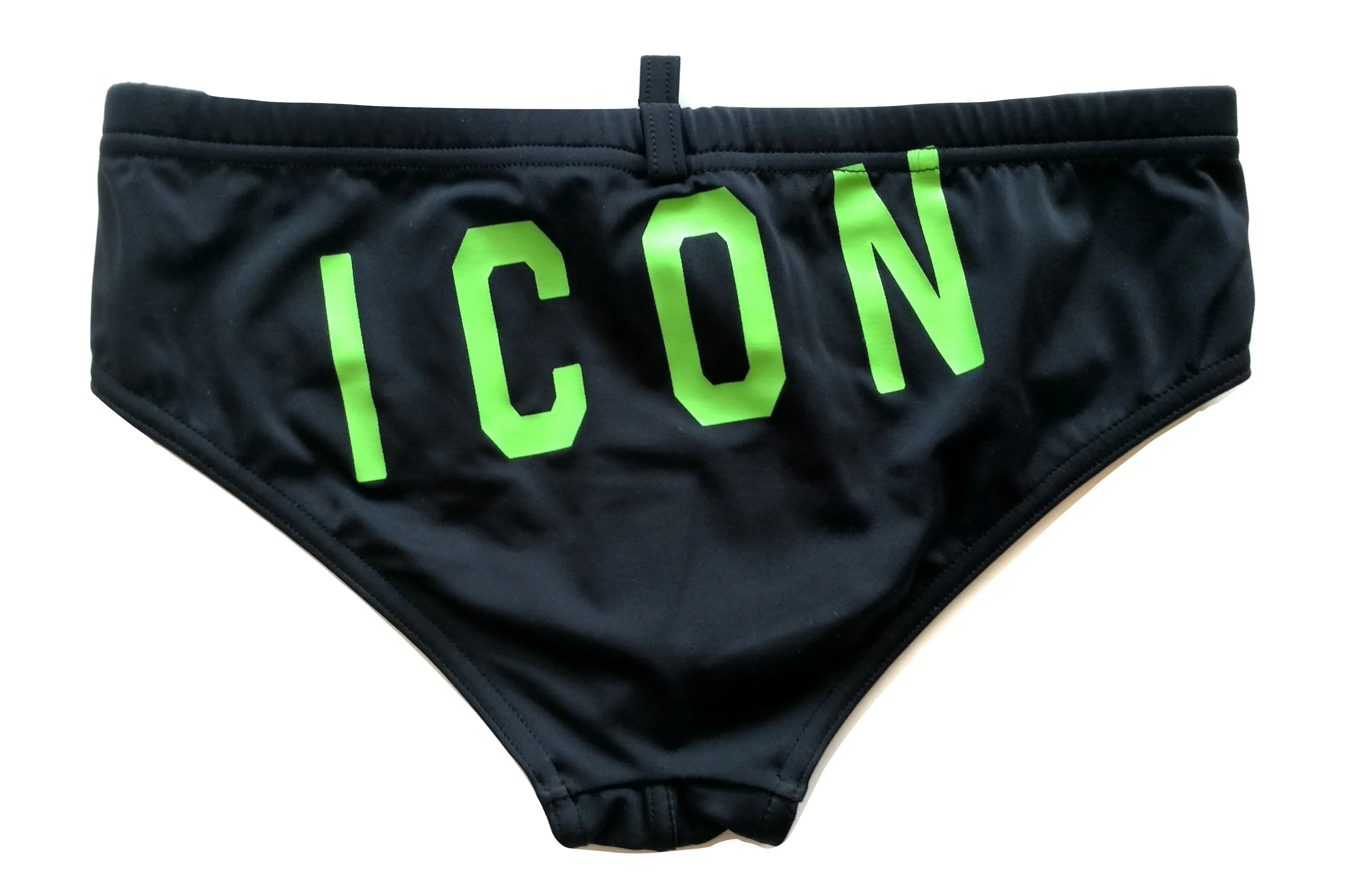 Traje de baño DSQUARED bragas hombre D7B332390.280 negro verde icon nadar