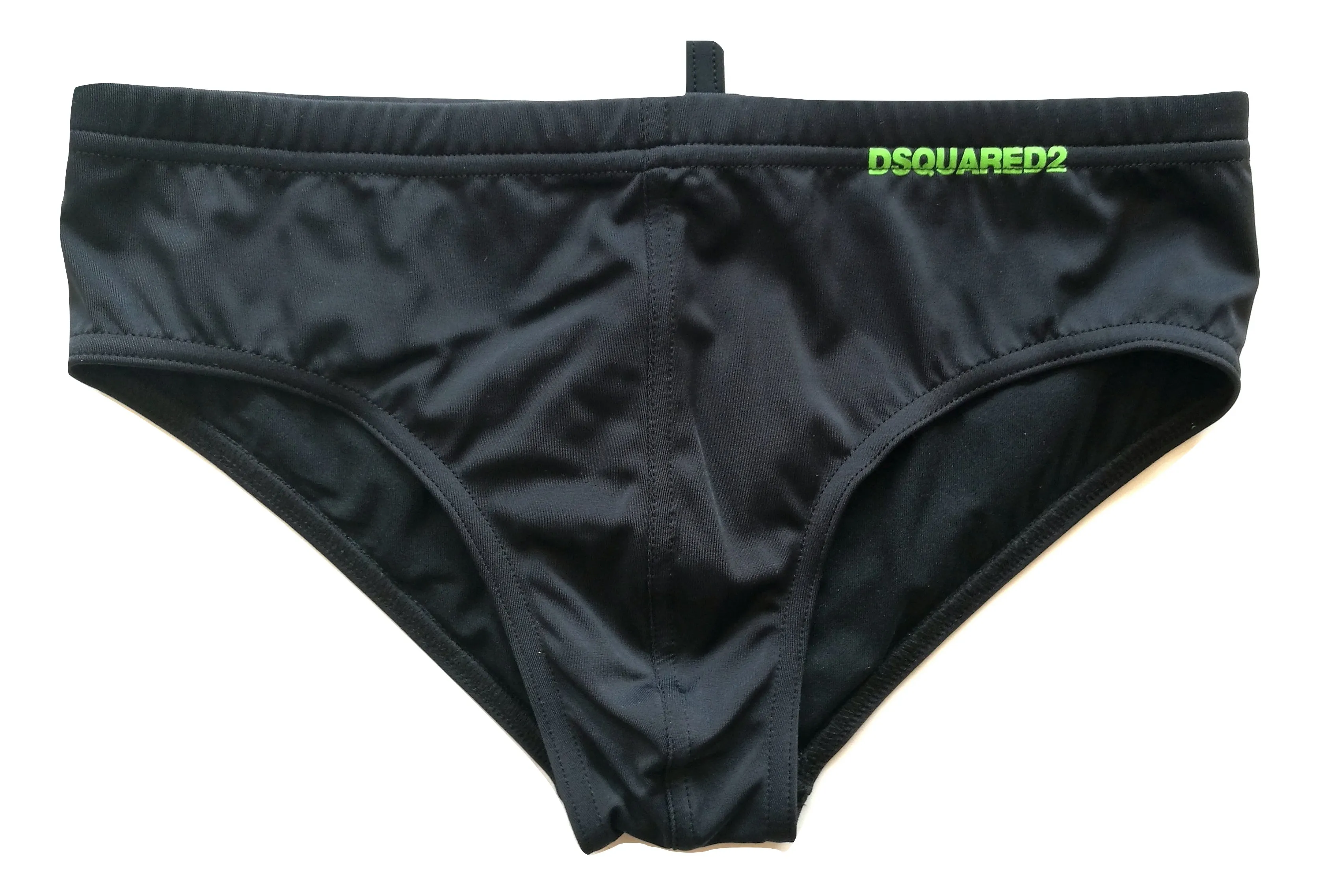 Traje de baño DSQUARED bragas hombre D7B332390.280 negro verde icon nadar