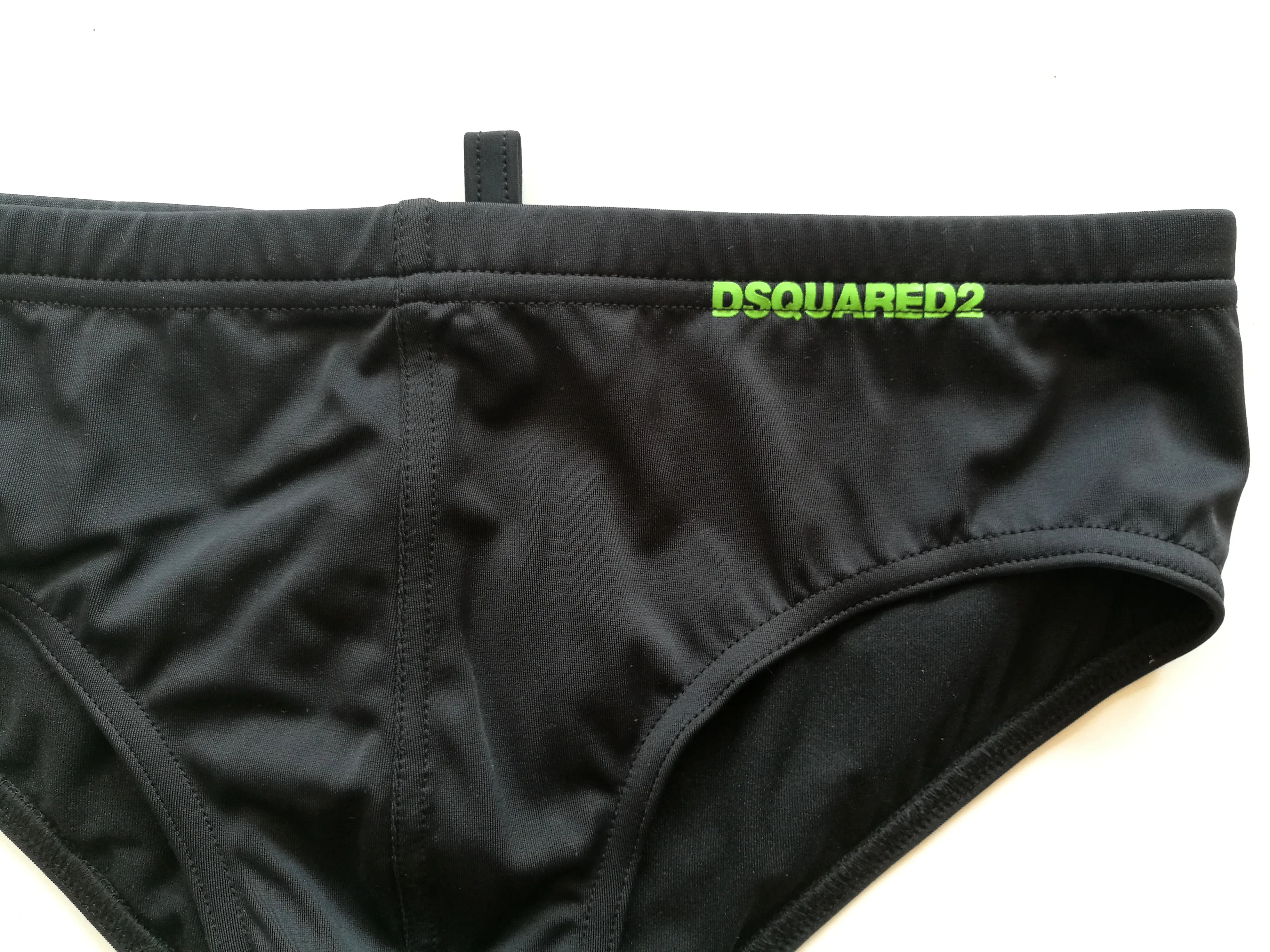 Traje de baño DSQUARED bragas hombre D7B332390.280 negro verde icon nadar
