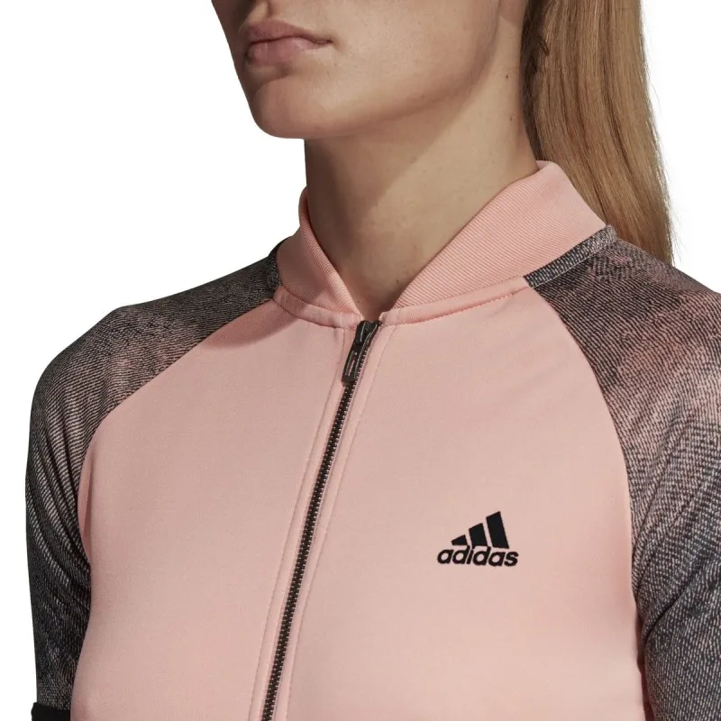 Adidas Pink and Black Cozy Women's Suit