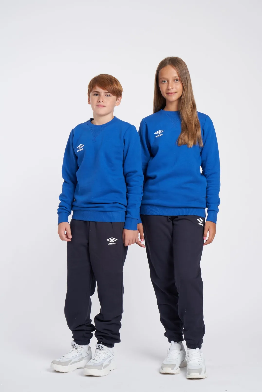 Umbro Wardrobe Small Logo Junior Royal Sweatshirt