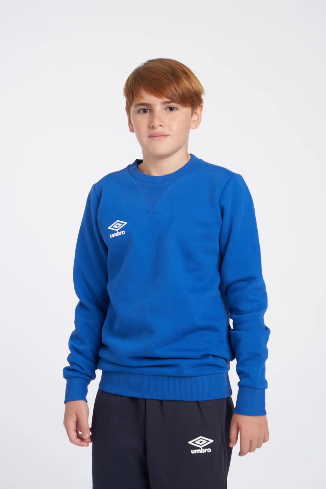 Umbro Wardrobe Small Logo Junior Royal Sweatshirt
