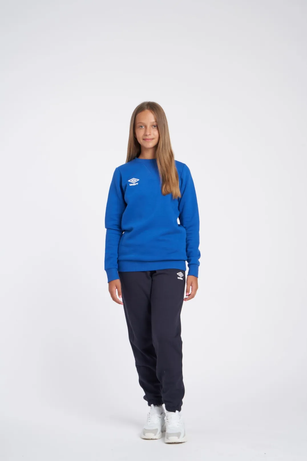 Umbro Wardrobe Small Logo Junior Royal Sweatshirt