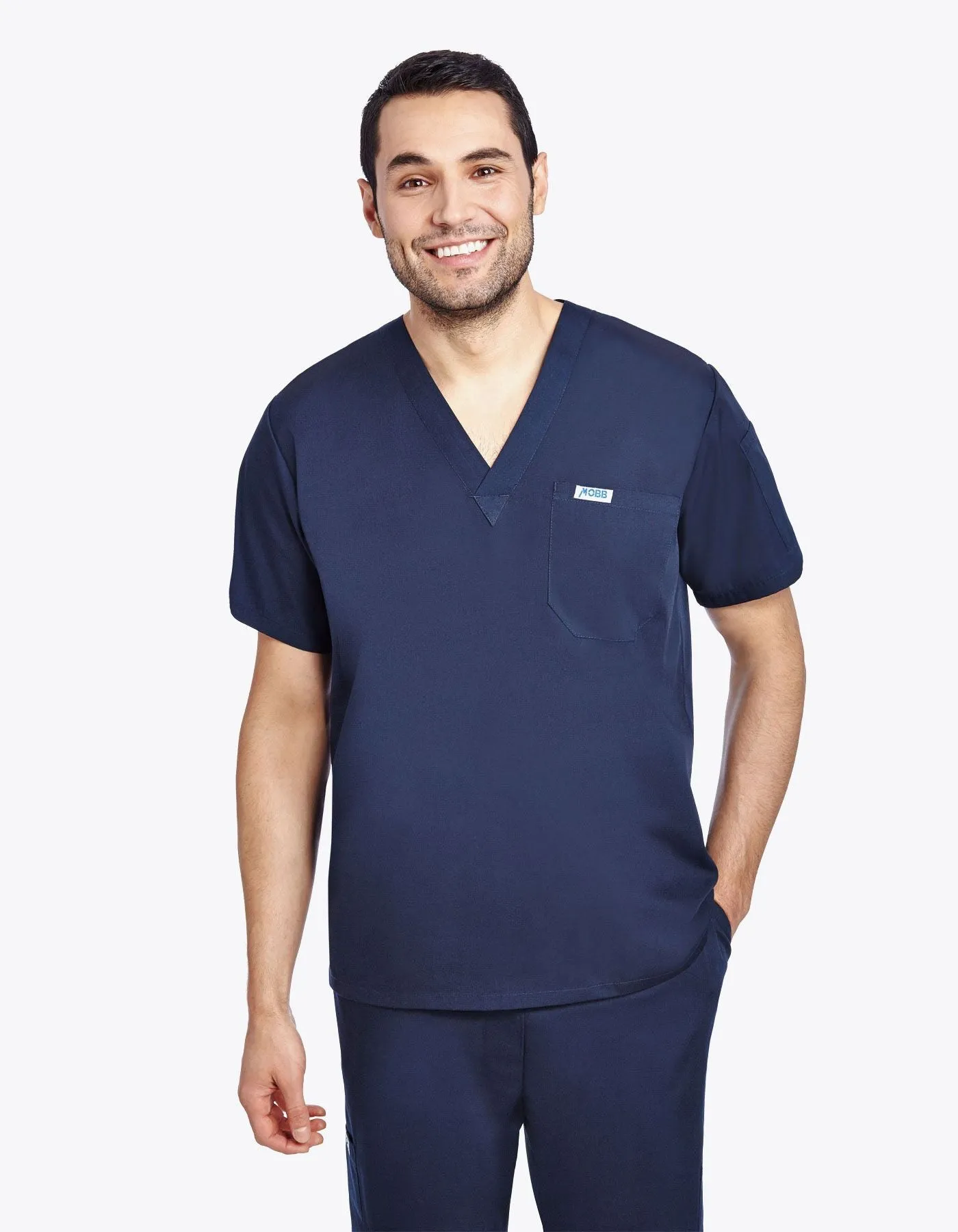 UNISEX VNECK MEDICAL SCRUB TOP  606T