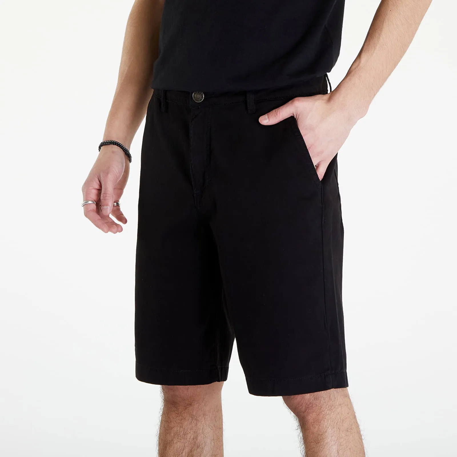 Urban Classics Organic Skater Chino Shorts Black