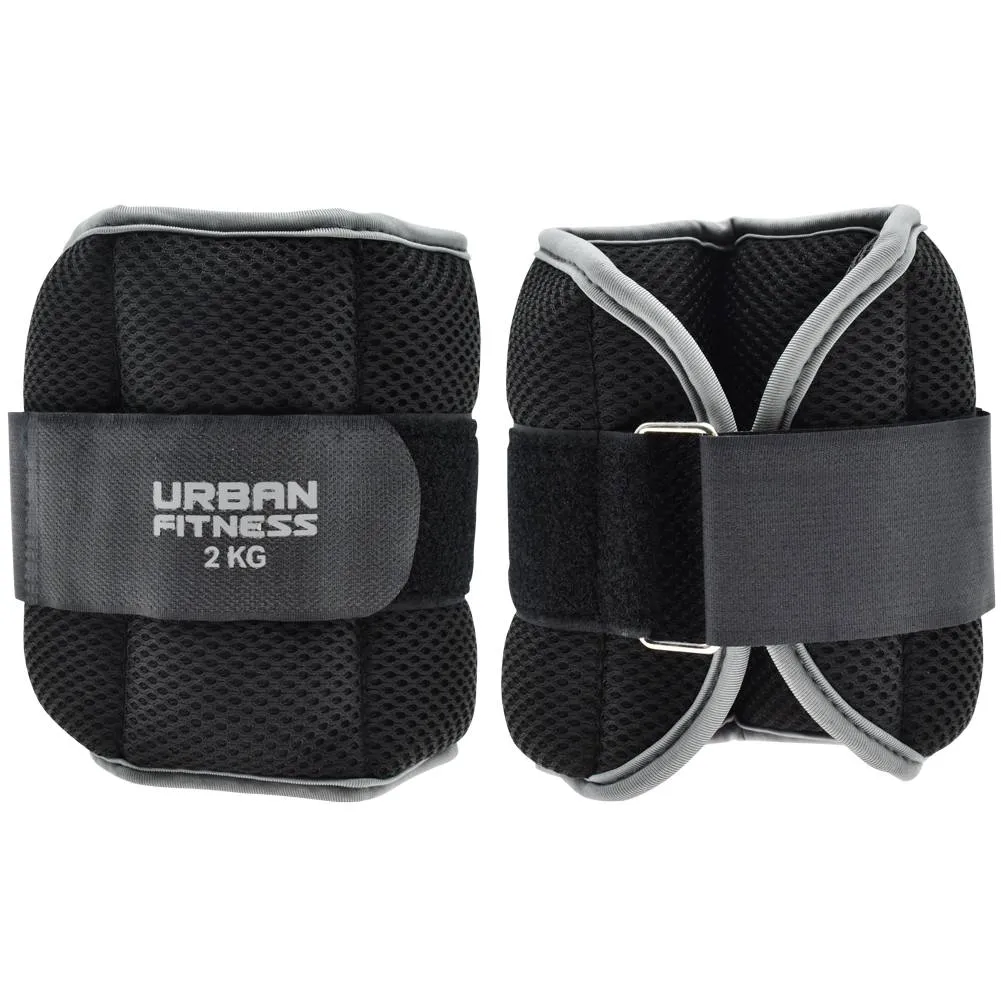 Urban Wrist and Ankle Weights 2 kg 2 Pieces UFW00520