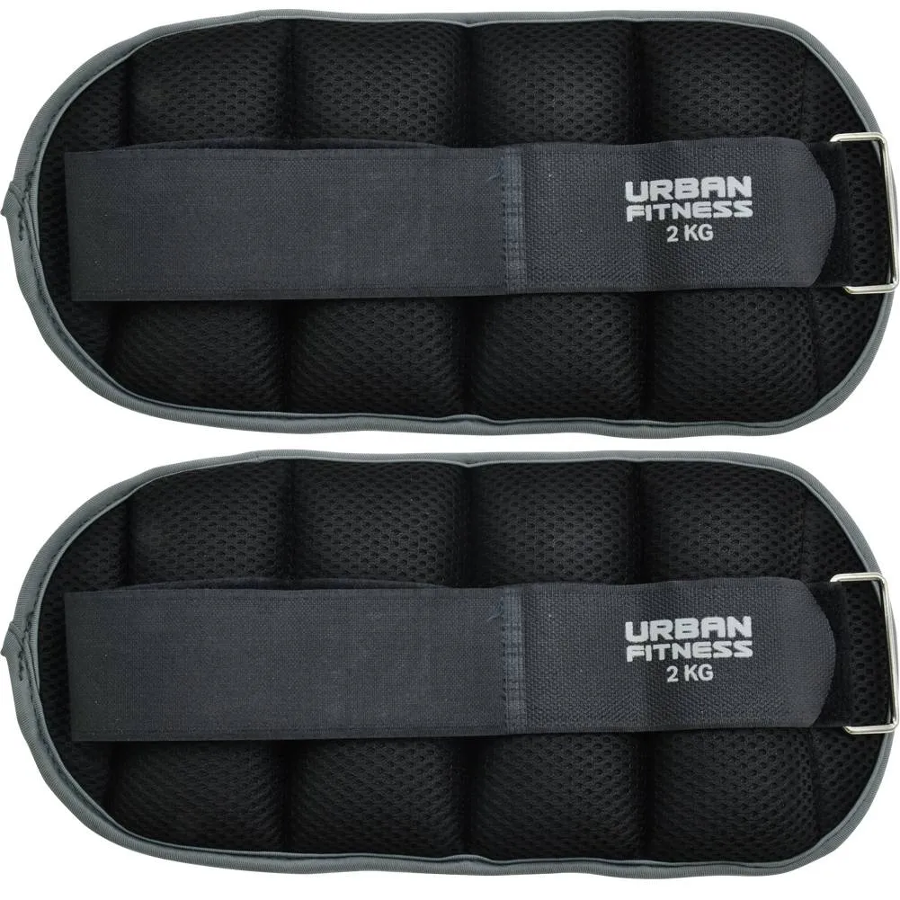 Urban Wrist and Ankle Weights 2 kg 2 Pieces UFW00520