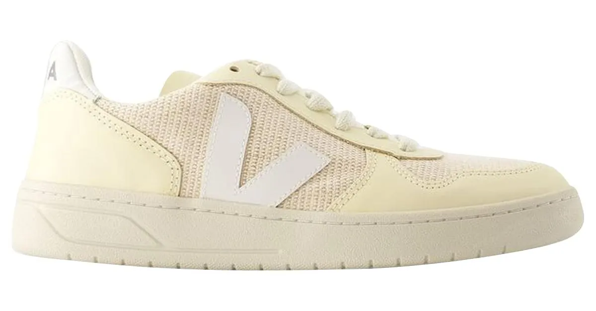 V10 ZAPATILLAS  VEJA  MALLA  AMARILLO 