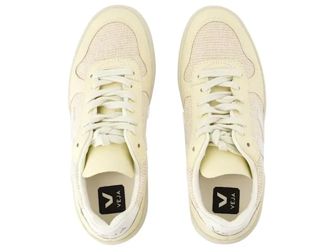 V10 ZAPATILLAS  VEJA  MALLA  AMARILLO 