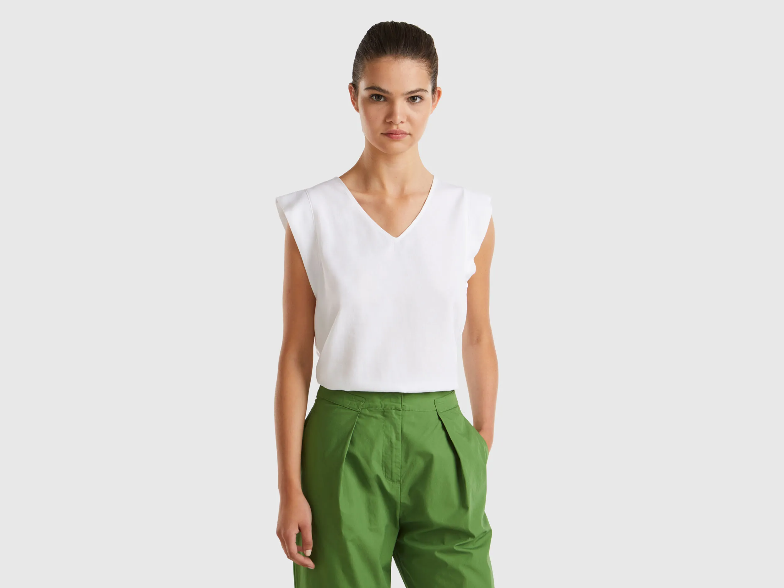 VSHAPED NECK BLOUSE