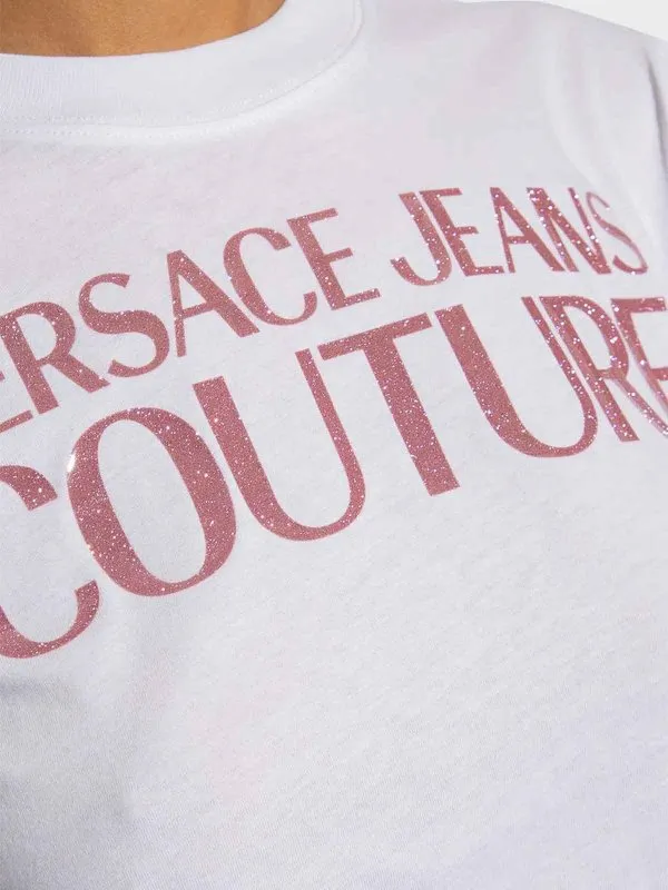 VERSACE JEANS COUTURE CAMISETA  FUCSIA