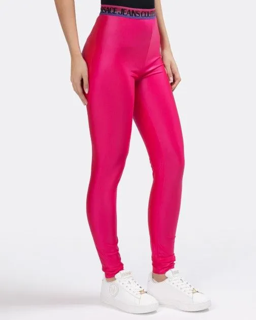 VERSACE JEANS COUTURE ROSE LEGGINGS 74HAC101  BUY NOW