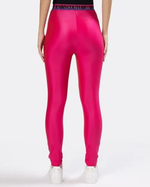 VERSACE JEANS COUTURE ROSE LEGGINGS 74HAC101  BUY NOW